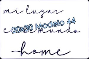 - Stencil 20x30cm Modelo 044 -